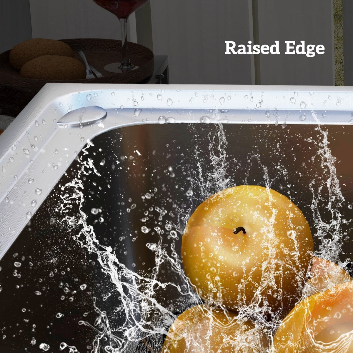 HOMCOM Outdoor Utility Sink, Deep Stainless Steel Sink, Free Standing Single Bowl Kitchen Sink, 39 Inch - 39 Inch