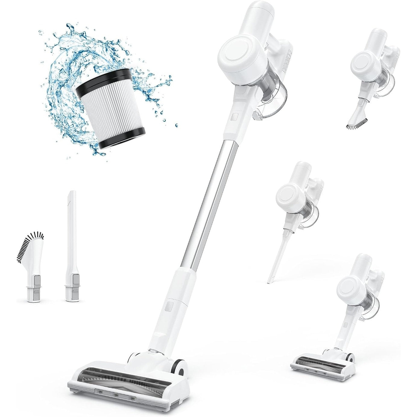 Cordless 3-in-1 Stick Vacuum Cleaner, Lightweight for Carpet, Hard Floors, Pet Hair, and Home Cleaning