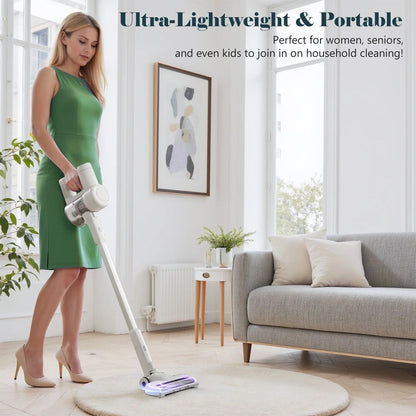 Cordless 3-in-1 Stick Vacuum Cleaner, Lightweight for Carpet, Hard Floors, Pet Hair, and Home Cleaning
