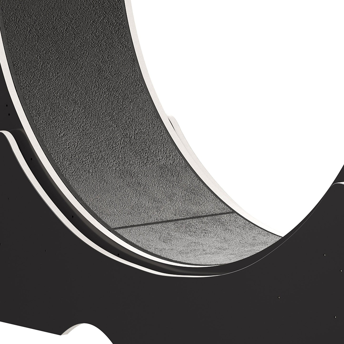 Moasis 43.3 inch Wood Large Cat Treadmill Exercise Running Wheel with Carpeted Runway