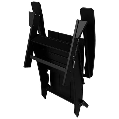 Polytrends Shoreside Modern Eco-Friendly All Weather Commercial-Residential Folding Adirondack Chair